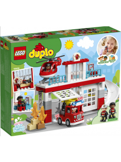LEGO DUPLO TOWN FIRE STATION & HELICOPTER