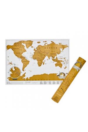 SCRATCH MAP TRAVEL EDITION | MINI PERSONALISED WORLD MAP