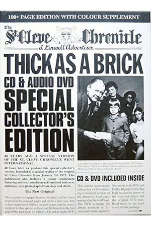THICK AS A BRICK BOOK (CD+DVD)