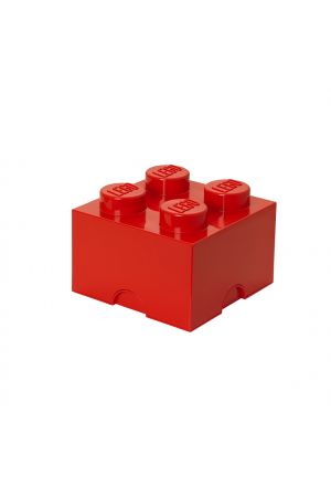 ΚΟΥΤΙ ΑΠΟΘΗΚΕΥΣΗΣ LEGO ΤΕΤΡΑΓΩΝΟ ΜΕΓΑΛΟ ΚΟΚΚΙΝΟ 25x25x18cm- 40031730   