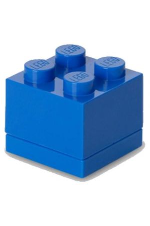 ΚΟΥΤΙ ΑΠΟΘΗΚΕΥΣΗΣ LEGO ΤΕΤΡΑΓΩΝΟ MINI ΜΠΛΕ  4,5x4,5x4,2 cm- 40111731   