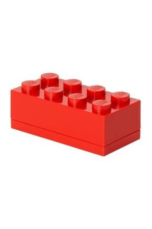 ΚΟΥΤΙ ΑΠΟΘΗΚΕΥΣΗΣ LEGO ΟΡΘΟΓΩΝΙΟ MINI ΚΟΚΚΙΝΟ 4,6 x 9,3 x 4,3 cm- 40121730   