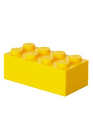 ΚΟΥΤΙ ΑΠΟΘΗΚΕΥΣΗΣ LEGO ΟΡΘΟΓΩΝΙΟ MINI ΚΙΤΡΙΝΟ 4,6 x 9,3 x 4,3 cm- 40121732   