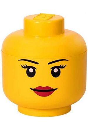 ΚΟΥΤΙ ΑΠΟΘΗΚΕΥΣΗΣ LEGO ΜΙΚΡΟ ΚΕΦΑΛΙ GIRL 16x16x18cm- 40311725