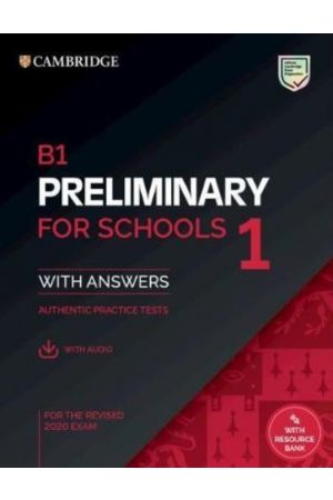 CAMBRIDGE PRELIMINARY ENGLISH TEST FOR SCHOOLS 1 SELF STUDY PACK (+ DOWNLOADABLE AUDIO) (FOR REVISED EXAMS FROM 2020)