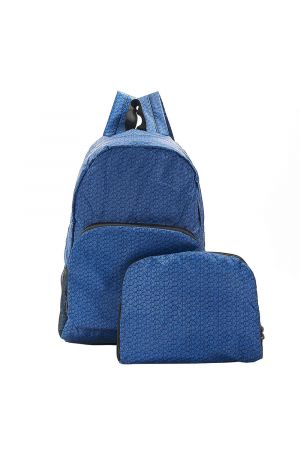 NAVY DISRUPTED CUBES BACKPACK