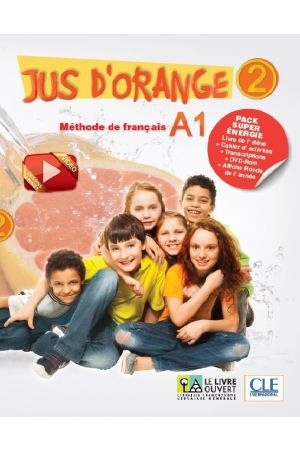 (PACK) JUS D'ORANGE 2 (A1) (LIVRE DE L' ELEVE+CAHIER D' ACTIVITES+TRANSCRIPTIONS+DVD-ROM+AFFICHE RONDE DE L' ANNEE), METHODE DE FRANCAIS