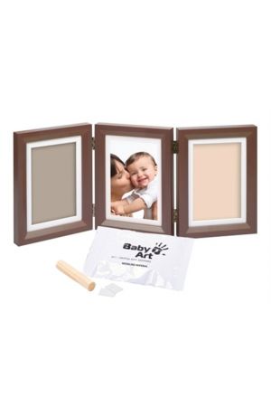 DOUBLE PRINT FRAME BROWN AND TAUPE/BEIGE