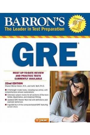 BARRON'S GRE WITH ONLINE PRACTICE TESTS 22ND ED