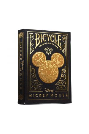 BICYCLE BLACK AND GOLD MICKEY