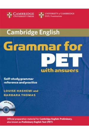 CAMBRIDGE GRAMMAR FOR PET STUDENT'S BOOK (+CD) WITH ANSWERS