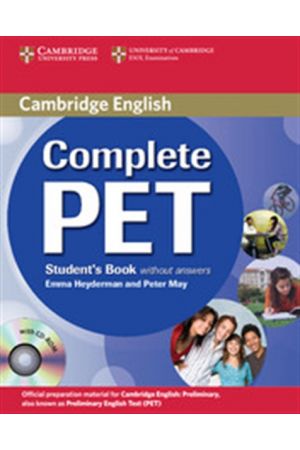 COMPLETE PET STUDENT'S BOOK (+CD-ROM) WITHOUT ANSWERS