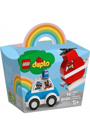 LEGO DUPLO MY FIRST FIRE HELICOPTER & POLICE CAR (10957)