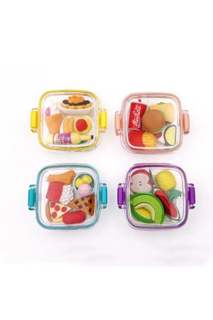 FANCY ERASERS IN LUNCHBOX: PICNIC
