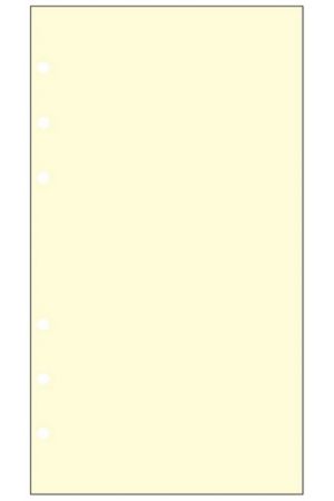 ΑΝΤΑΛΛΑΚΤΙΚΟ ORGANISER - ΦΥΛΛΑ ΣΗΜΕΙΩΣΕΩΝ ΚΙΤΡΙΝΟ ΧΩΡΙΣ ΓΡΑΜΜΟΓΡΑΦΗΣΗ PERSONAL 9,5x17cm