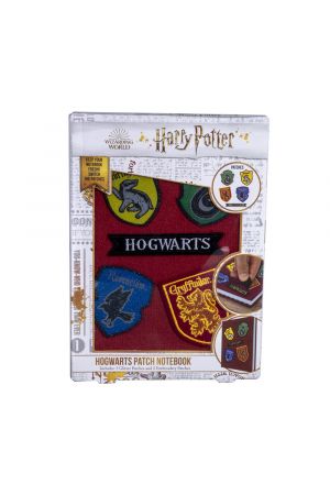 HARRY POTTER VELCRO NOTEBOOK WITH PATCHES