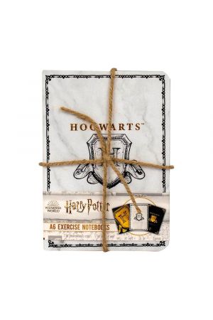 HARRY POTTER A6 NOTEBOOKS 3PK - HOGWARTS SHIELD