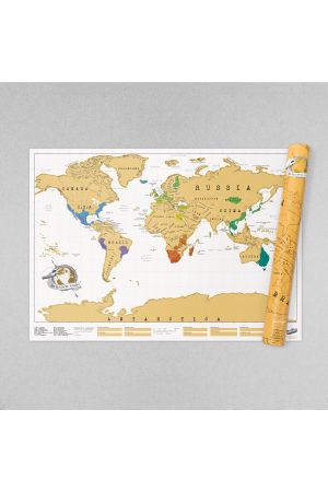 Scratch Map | personalised world map poster