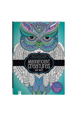 KALEIDOSCOPE COLOURING BOOK 72PP: MAGNIFICENT CREATURES AND MORE