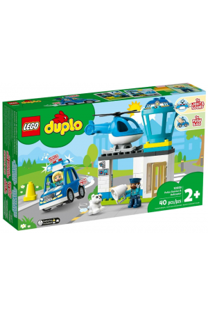 LEGO DUPLO TOWN POLICE STATION & HELICOPTER