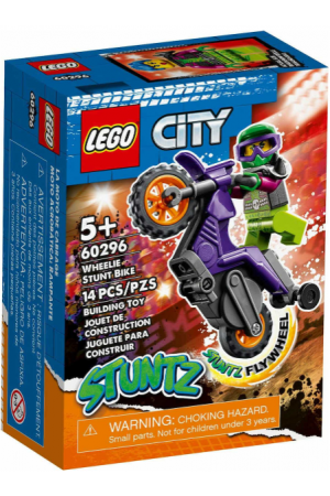LEGO CITY STUNTZ WHEELIE STUNT BIKE (60296)