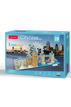 ΠΑΖΛ 3D CITY LINE LONDON 107 ΤΜΧ