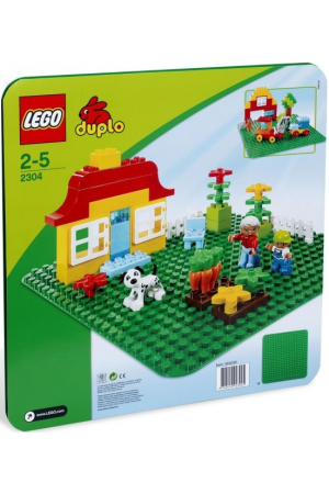 LEGO DUPLO CLASSIC LARGE GREEN BUILDING PLATE (2304)