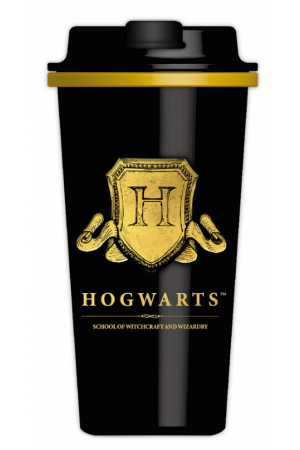 HARRY POTTER SCREW TOP THERMAL FLASK - HOGWARTS SHIELD