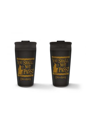 THE LORD OF THE RINGS (YOU SHALL NOT PASS) METAL TRAVEL MUG