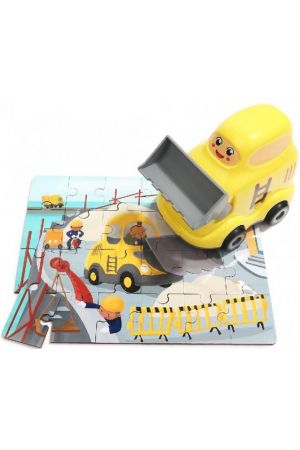 130910 Wooden Puzzles in Bulldozer