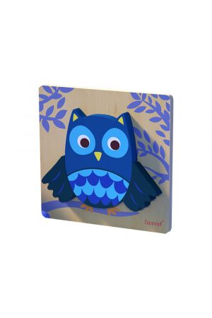 WOODEN JIGSAW PUZZLE-OWL