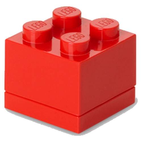ΚΟΥΤΙ ΑΠΟΘΗΚΕΥΣΗΣ LEGO ΤΕΤΡΑΓΩΝΟ MINI ΚΟΚΚΙΝΟ 4,5x4,5x4,2 cm- 40111730