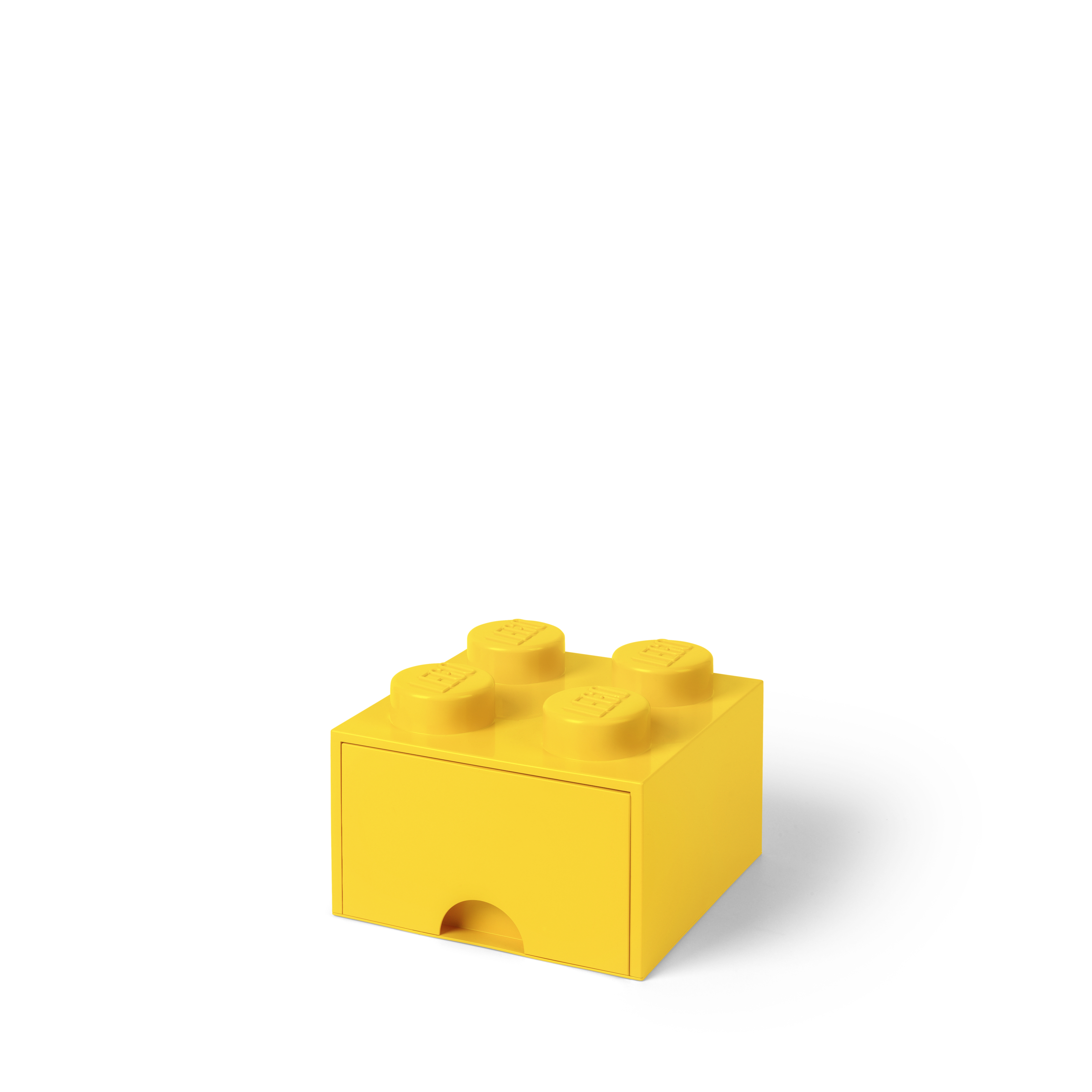 ΚΟΥΤΙ ΑΠΟΘΗΚΕΥΣΗΣ LEGO ΤΕΤΡΑΓΩΝΟ ΚΙΤΡΙΝΟ ΣΥΡΤΑΡΩΤΟ 25x25x18cm- 40051732