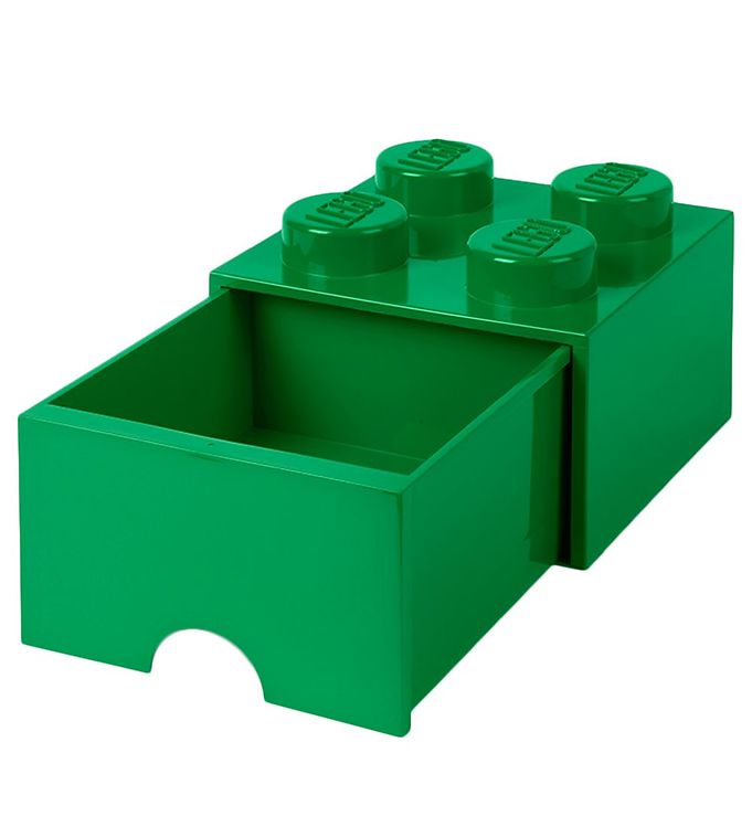 ΚΟΥΤΙ ΑΠΟΘΗΚΕΥΣΗΣ LEGO ΤΕΤΡΑΓΩΝΟ ΠΡΑΣΙΝΟ ΣΥΡΤΑΡΩΤΟ 25x25x18cm- 40051734
