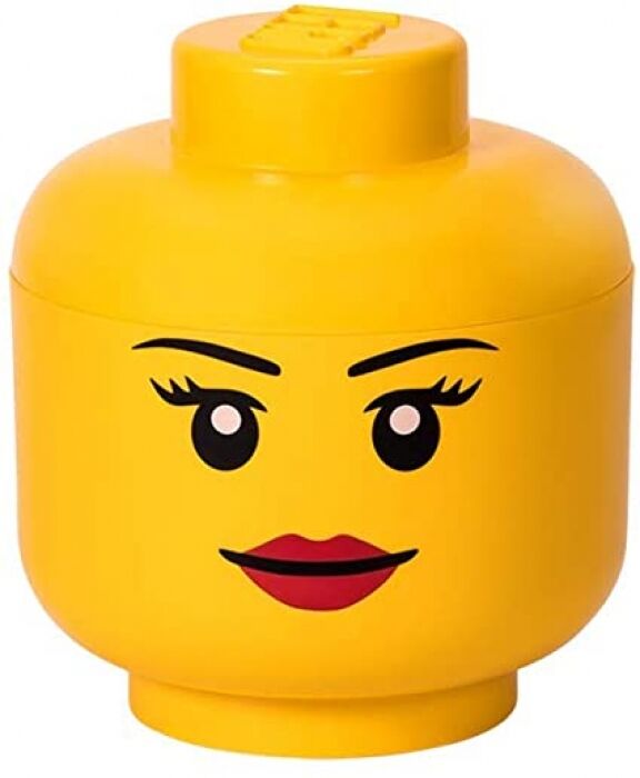 ΚΟΥΤΙ ΑΠΟΘΗΚΕΥΣΗΣ LEGO ΜΙΚΡΟ ΚΕΦΑΛΙ GIRL 16x16x18cm- 40311725