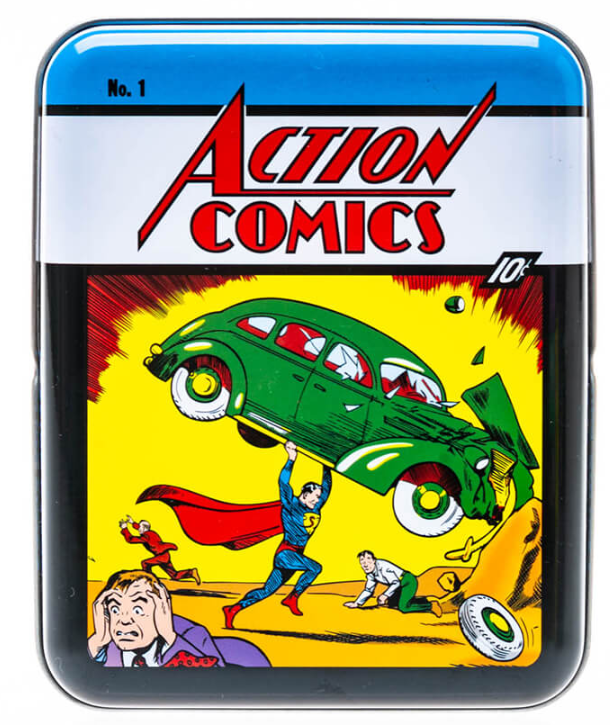WARNER COMIC COVER TIN - #1 ACTION COMICS