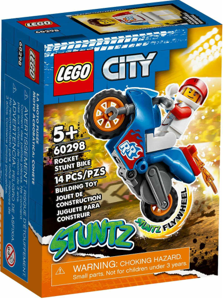 LEGO CITY STUNTZ ROCKET STUNT BIKE (60298)