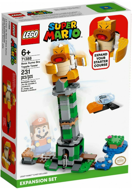 LEGO SUPER MARIO BOSS SUMO BRO TOPPLE TOWER EXPANSION SET (71388)