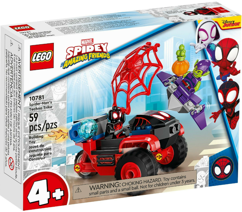 LEGO SPIDEY MILES MORALES SPIDER-MAN'S TECHNO TRIKE (10781)