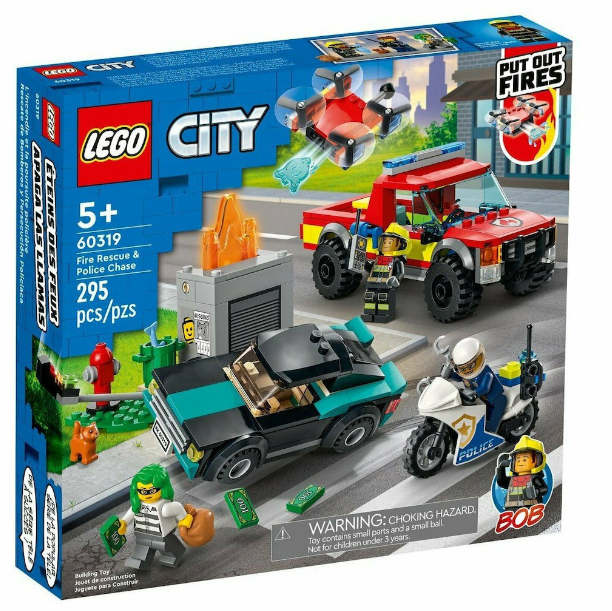 LEGO CITY FIRE FIRE RESCUE & POLICE CHASE (60319)