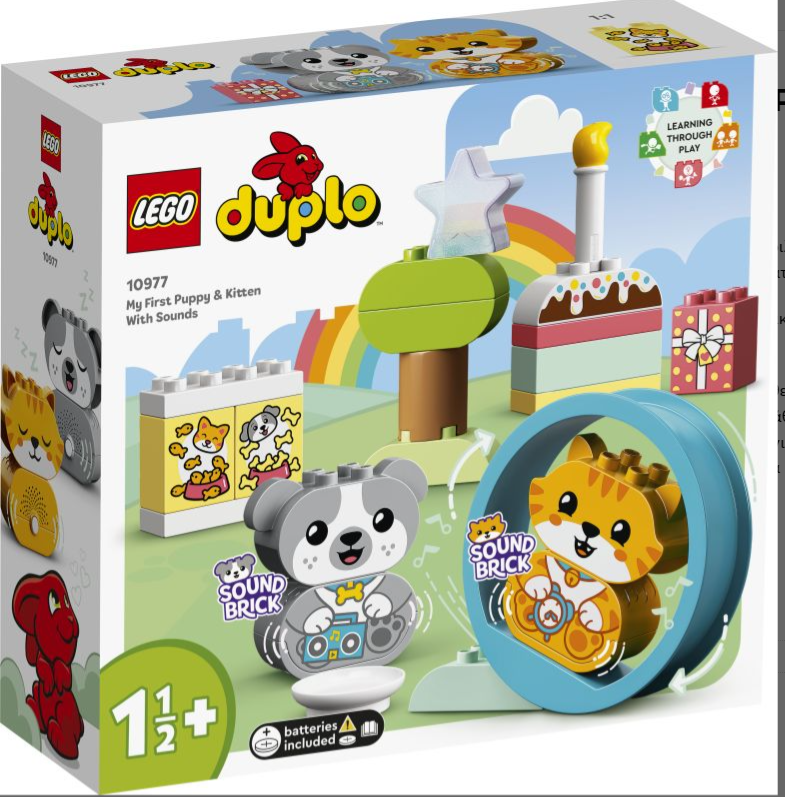 LEGO MY FIRST PUPPY & KITTEN WITH SOUNDS 316824