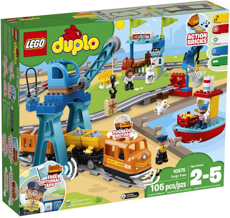 LEGO DUPLO TOWN CARGO TRAIN (10875)