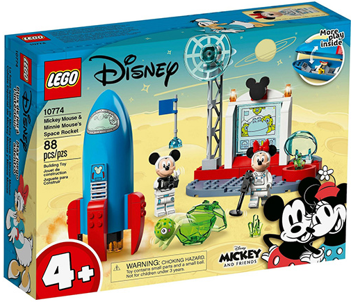 LEGO MICKEY AND FRIENDS MICKEY MOUSE AND MINNIE MOUSE'S SPACE ROCKET (10774)