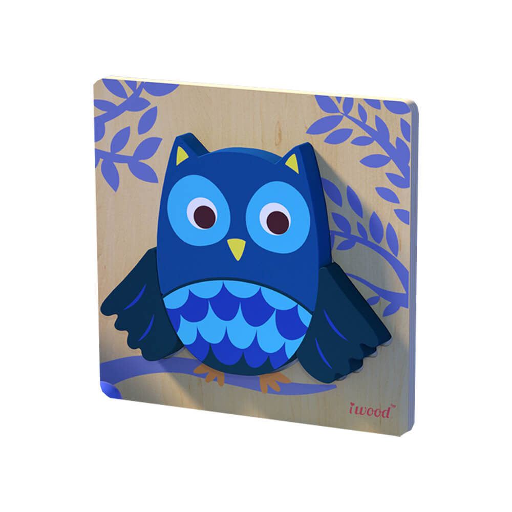 WOODEN JIGSAW PUZZLE-OWL 314190